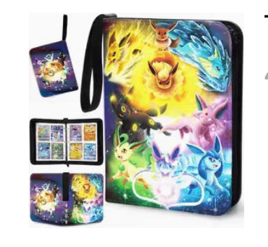 Card Binder- 4 Card Pocket- Holds 400 Cards