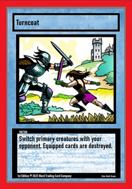 Rare, Epic, and Legendary Ward Trading Card Game Singles