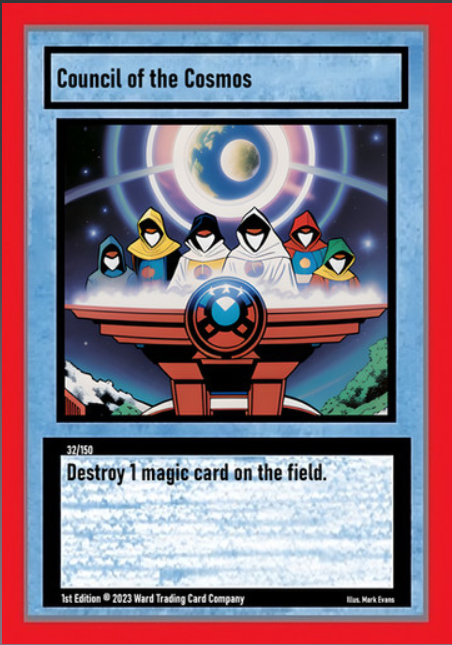 Rare, Epic, and Legendary Ward Trading Card Game Singles