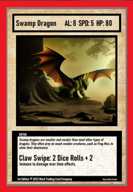 Common and Uncommon Ward Trading Card Game Singles