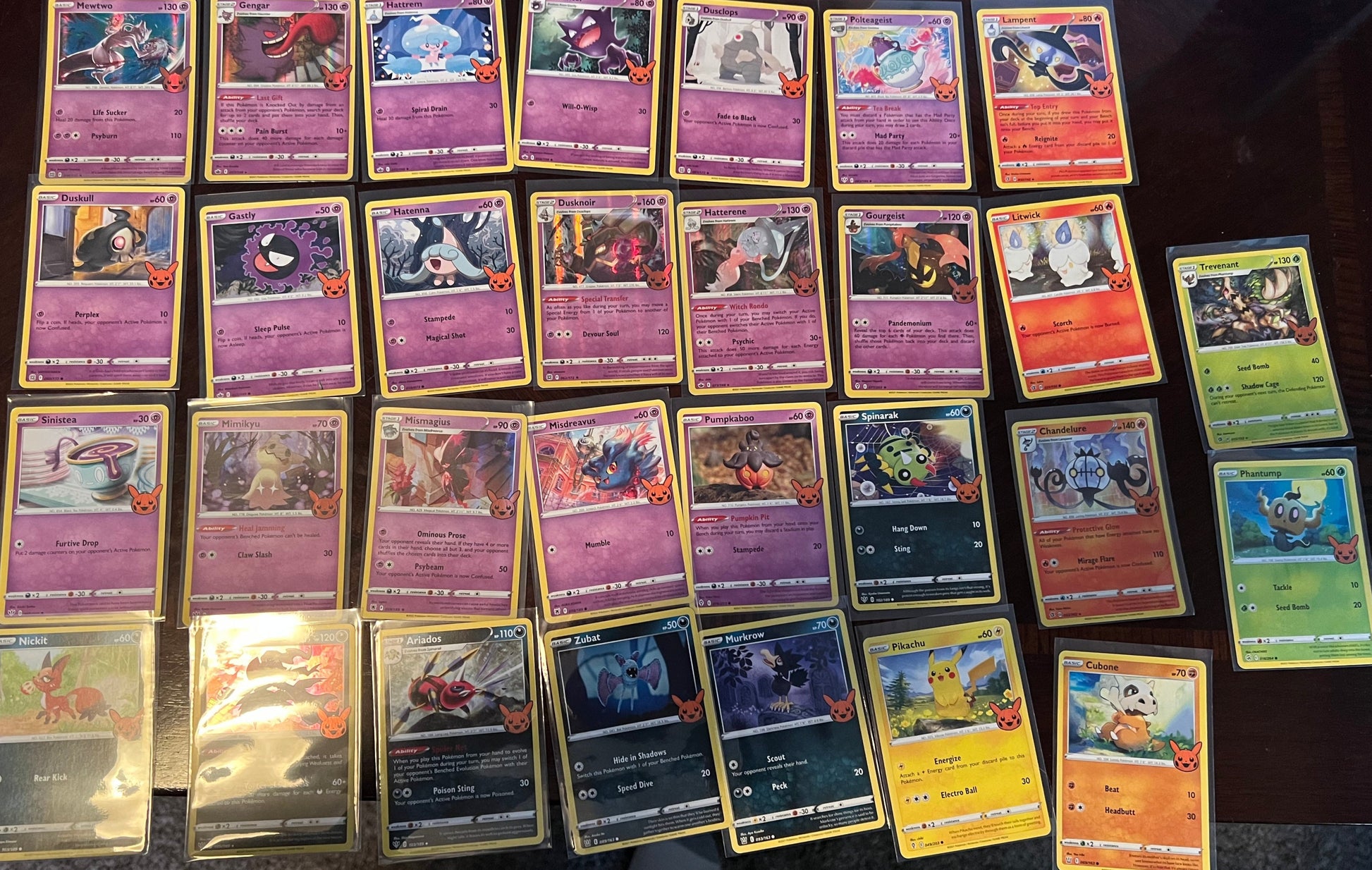 Mewtwo - 056/172 Holo Rare - Pokemon Halloween Set